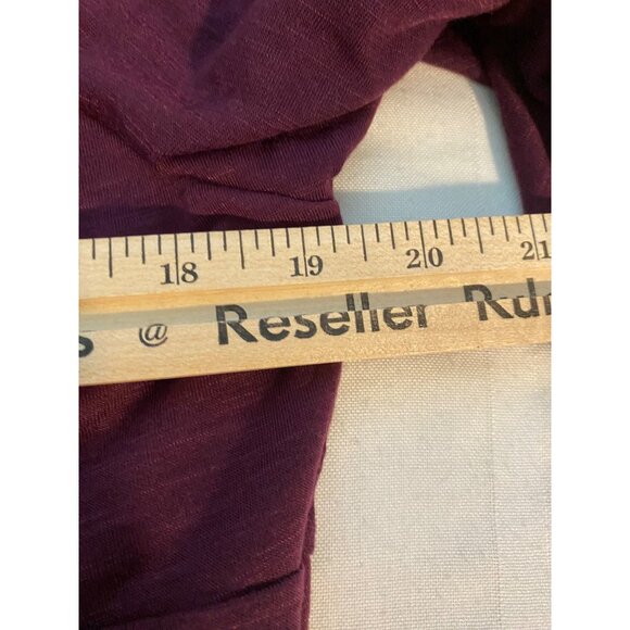 Rosegal Womens Purple Flutter Sleeve Tunic Top 1X Chain Detail Y2K Boho NEW NWT - Picture 6 of 12